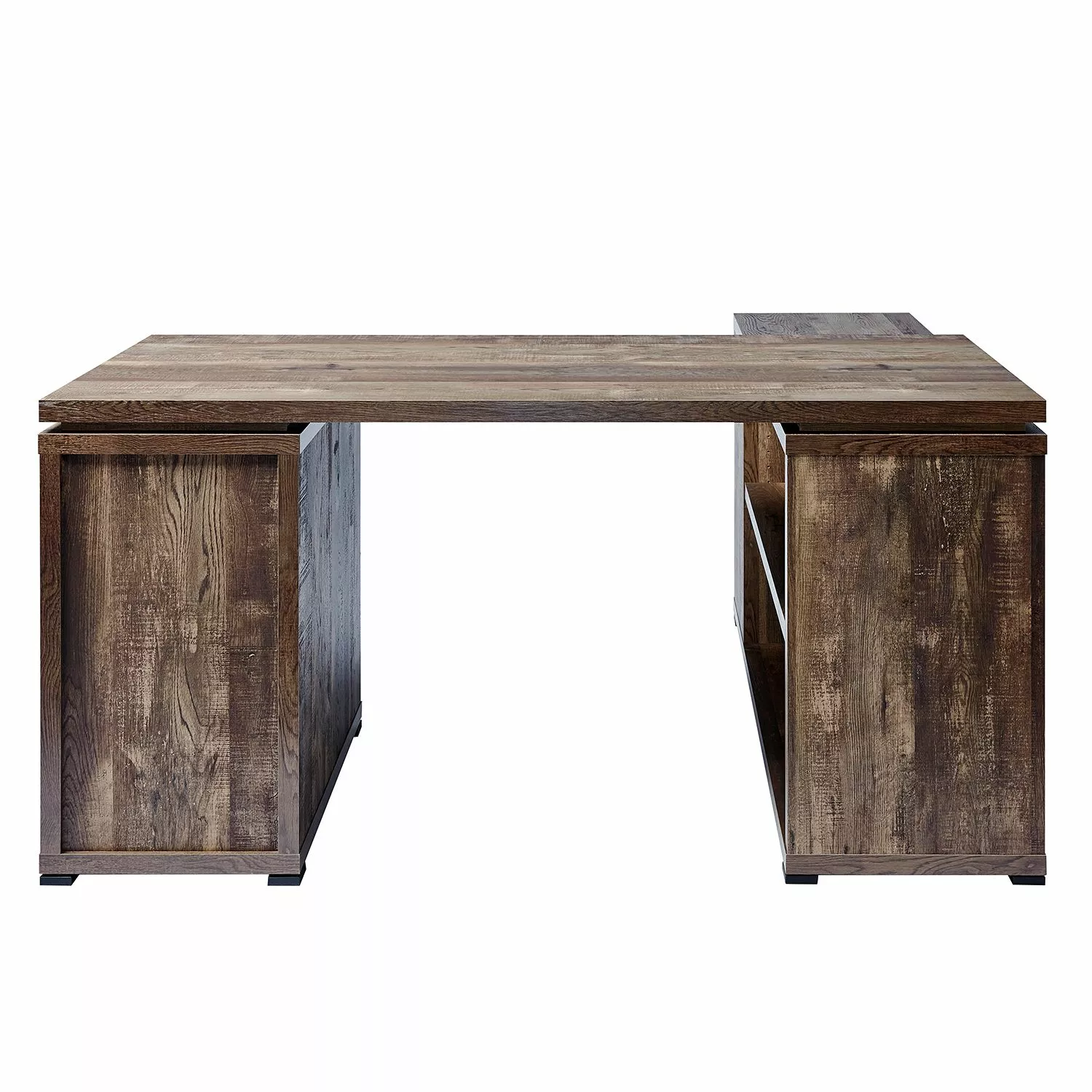 Jahnke Schreibtisch CLB 355 E - Eiche Dunkel Dekor / Schwarz 8 Jahnke Schreibtisch CLB 355 E - Eiche Dunkel Dekor / Schwarz – Bild 6