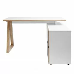 Jahnke Schreibtisch CLUB C 145 E - Weiß / Kerneiche Dekor 16 Jahnke Schreibtisch CLUB C 145 E - Weiß / Kerneiche Dekor -Büromöbel Verkäufe 1000168497 190328 12555100049 GALLERYIMAGES P000000001000168497