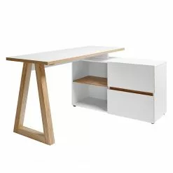 Jahnke Schreibtisch CLUB C 145 E - Weiß / Kerneiche Dekor 15 Jahnke Schreibtisch CLUB C 145 E - Weiß / Kerneiche Dekor -Büromöbel Verkäufe 1000168497 190402 11294900009 GALLERYIMAGES P000000001000168497