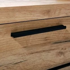 Jahnke Schreibtisch LUX C 150 E - Kernbuche Dekor / Grauglas -Büromöbel Verkäufe 1000168499 200515 13592400012 DETAILS P000000001000168499