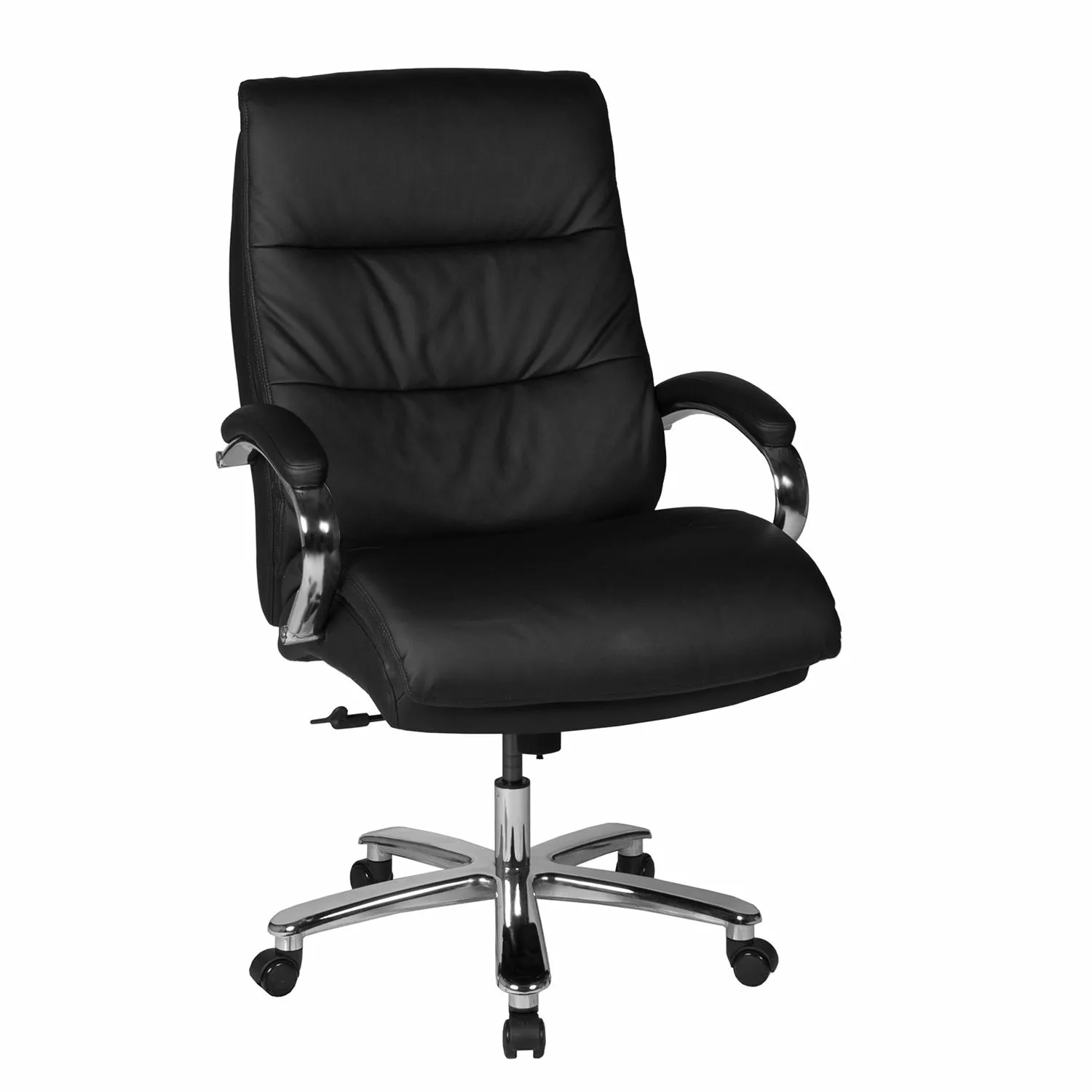 Duo Collection Chefsessel Frederico 180 kg - Kunstleder / Metall - Schwarz / Chrom 7 Duo Collection Chefsessel Frederico 180 kg - Kunstleder / Metall - Schwarz / Chrom – Bild 5