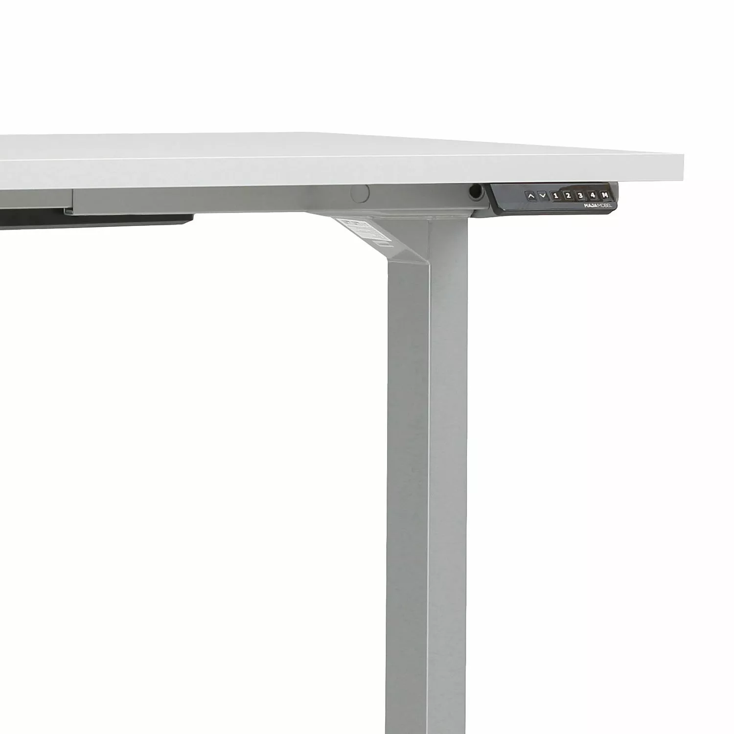 Maja Möbel Schreibtisch eDJUST I - Hellgrau / Platingrau 7 Maja Möbel Schreibtisch eDJUST I - Hellgrau / Platingrau – Bild 5