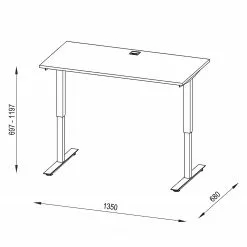 Maja Möbel Schreibtisch eDJUST I - Hellgrau / Platingrau 13 Maja Möbel Schreibtisch eDJUST I - Hellgrau / Platingrau -Büromöbel Verkäufe 1000170535 190423 11481800054 GALLERYIMAGES P000000001000170535
