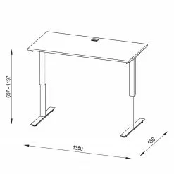 Maja Möbel Schreibtisch eDJUST I - Eiche Sonoma Dekor / Platingrau 15 Maja Möbel Schreibtisch eDJUST I - Eiche Sonoma Dekor / Platingrau -Büromöbel Verkäufe 1000170539 190423 11482000084 GALLERYIMAGES P000000001000170539
