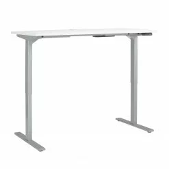 Maja Möbel Schreibtisch eDJUST III - Weiß / Platingrau -Büromöbel Verkäufe 1000170542 190423 11482100093 GALLERYIMAGES P000000001000170542