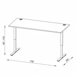 Maja Möbel Schreibtisch eDJUST II - Eiche Sonoma Dekor / Platingrau 15 Maja Möbel Schreibtisch eDJUST II - Eiche Sonoma Dekor / Platingrau -Büromöbel Verkäufe 1000170544 190423 11482200102 GALLERYIMAGES P000000001000170544