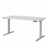 Maja Möbel Schreibtisch eDJUST III - Hellgrau / Platingrau -Büromöbel Verkäufe 1000170565 210728 14302800012 IMAGE P000000001000170565