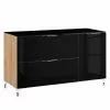 Maja Möbel Sideboard Shino I - Glas Schwarz / Eiche Riviera Dekor 2 Maja Möbel Sideboard Shino I - Glas Schwarz / Eiche Riviera Dekor -Büromöbel Verkäufe 1000170603 190418 12393200038 IMAGE P000000001000170603