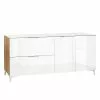 Maja Möbel Sideboard Shino II - Glas Weiß / Eiche Riviera Dekor 1 Maja Möbel Sideboard Shino II - Glas Weiß / Eiche Riviera Dekor -Büromöbel Verkäufe 1000170608 190418 12393300064 IMAGE P000000001000170608