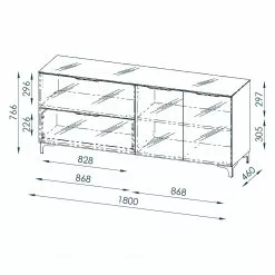 Maja Möbel Sideboard Shino II - Glas Weiß / Eiche Riviera Dekor 10 Maja Möbel Sideboard Shino II - Glas Weiß / Eiche Riviera Dekor -Büromöbel Verkäufe 1000170608 190418 12393400067 GALLERYIMAGES P000000001000170608