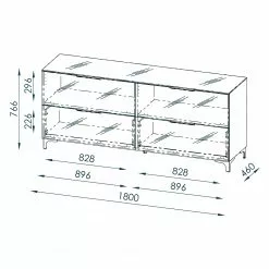 Maja Möbel Sideboard Shino III - Glas Weiß / Eiche Riviera Dekor 10 Maja Möbel Sideboard Shino III - Glas Weiß / Eiche Riviera Dekor -Büromöbel Verkäufe 1000170610 190418 12393400076 GALLERYIMAGES P000000001000170610
