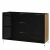 Maja Möbel Sideboard Shino IV - Glas Schwarz / Eiche Riviera Dekor 2 Maja Möbel Sideboard Shino IV - Glas Schwarz / Eiche Riviera Dekor -Büromöbel Verkäufe 1000170641 190418 12394200184 IMAGE P000000001000170641