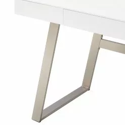 Loftscape Schreibtisch York Shire - Matt Weiß / Silber -Büromöbel Verkäufe 1000170720 210813 11045400038 DETAILS P000000001000170720