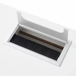 Loftscape Schreibtisch York Shire - Matt Weiß / Silber -Büromöbel Verkäufe 1000170720 210813 11045400040 DETAILS P000000001000170720