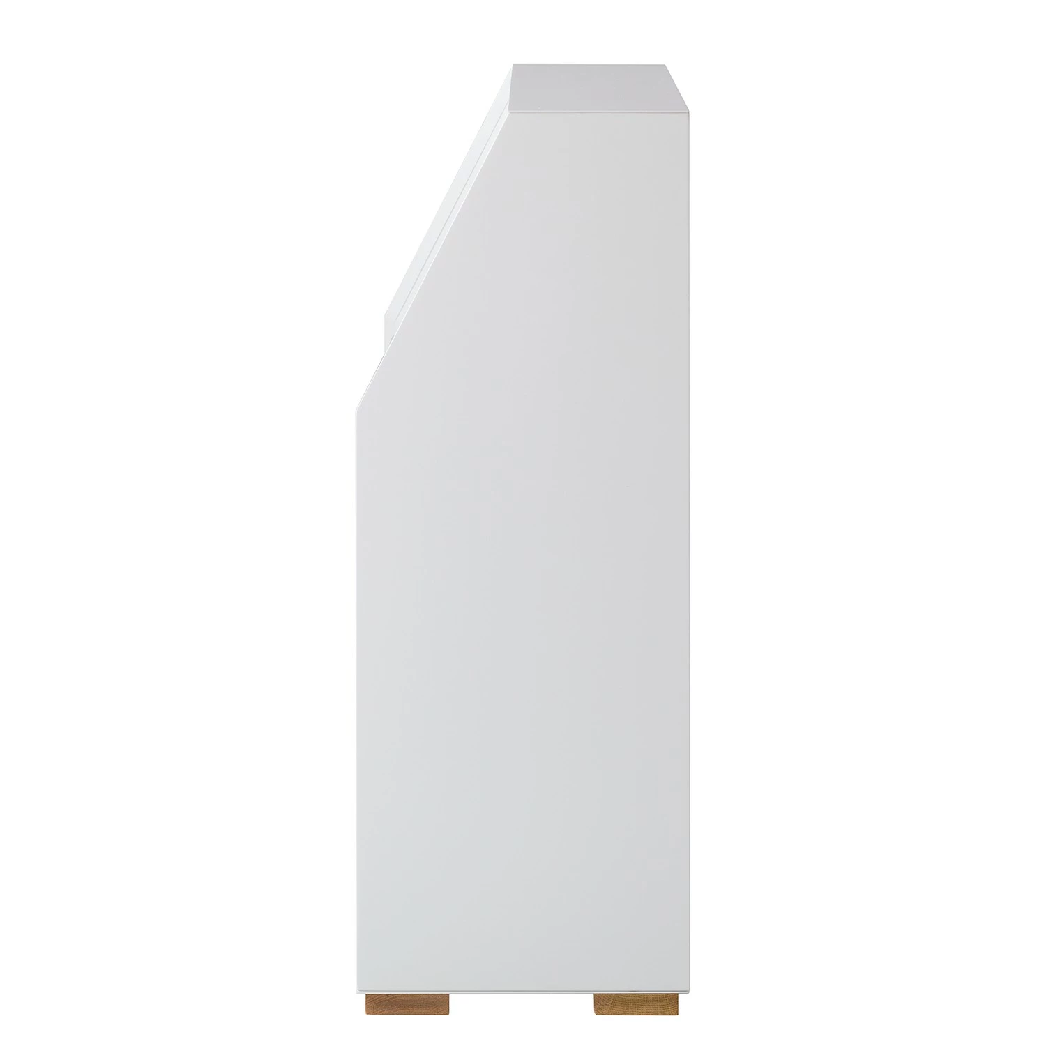 Loftscape Sekretär Deanes - Risseiche teilmassiv - Weiß / Risseiche 8 Loftscape Sekretär Deanes - Risseiche teilmassiv - Weiß / Risseiche – Bild 6