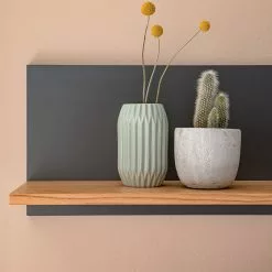 Mørteens Wandboard Lindholm - Eiche teilmassiv - Matt Grau -Büromöbel Verkäufe 1000170822 200108 13510000012 DETAILS P000000001000170822