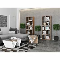 Temahome Regal Berlin - Walnuss - 70 x 198 cm -Büromöbel Verkäufe 1000171058 201016 13301200372 MOOD DETAILS P000000001000171058 mood