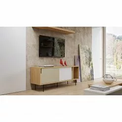 Temahome Sideboard Noa II - Weiß / Steingrau - Eiche -Büromöbel Verkäufe 1000172913 201016 13360000506 MOOD DETAILS P000000001000172913 mood