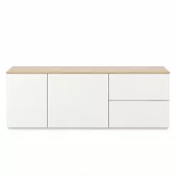 Temahome Sideboard Join I - Eiche / Weiß -Büromöbel Verkäufe 1000172932 201016 13402300619 DETAILS P000000001000172932