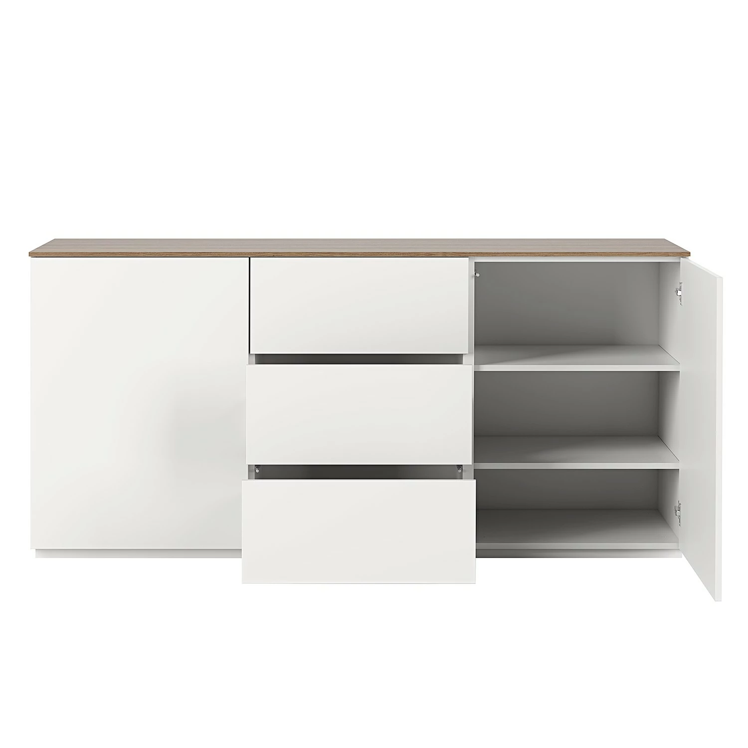 Temahome Sideboard Join II - Walnuss / Weiß 5 Temahome Sideboard Join II - Walnuss / Weiß – Bild 3