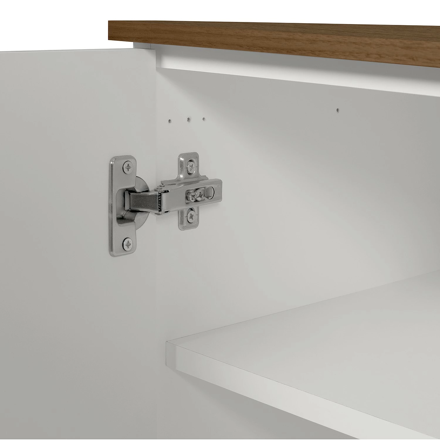 Temahome Sideboard Join II - Walnuss / Weiß 9 Temahome Sideboard Join II - Walnuss / Weiß – Bild 7