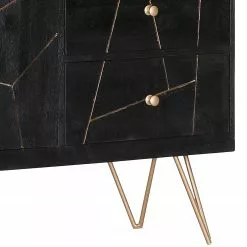 Jack & Alice Sideboard Towa - Akazie massiv / Metall - Schwarz / Gold 12 Jack & Alice Sideboard Towa - Akazie massiv / Metall - Schwarz / Gold -Büromöbel Verkäufe 1000172965 190503 07493700076 GALLERYIMAGES P000000001000172965
