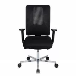 Topstar Bürodrehstuhl Sitness Open X Deluxe I - Mesh / Webstoff - Schwarz / Chrom -Büromöbel Verkäufe 1000173810 190517 10330700102 GALLERYIMAGES P000000001000173810