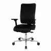 Topstar Bürodrehstuhl Sitness Open X Deluxe II - Webstoff / Aluminium - Chrom - Schwarz
