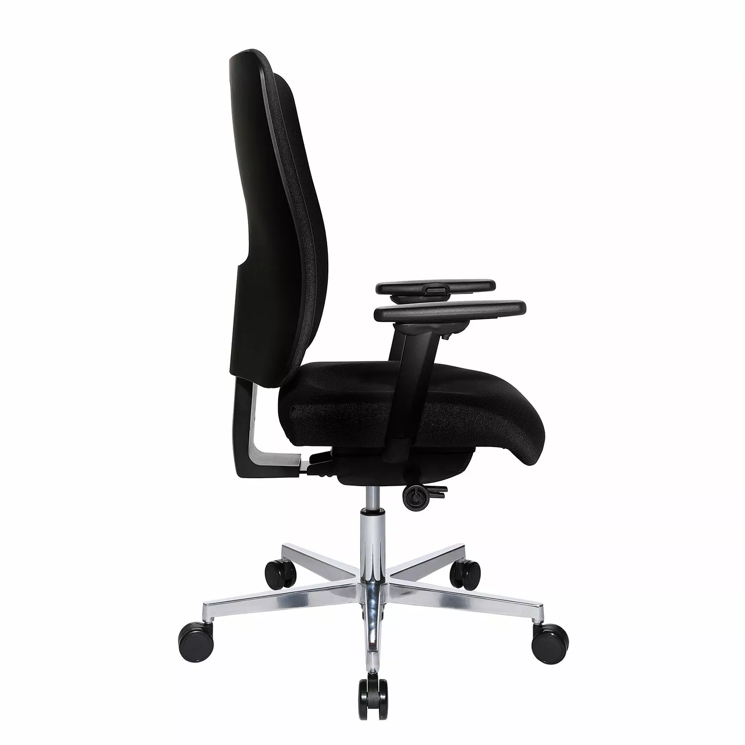 Topstar Bürodrehstuhl Sitness Open X Deluxe II - Webstoff / Aluminium - Chrom - Schwarz 6 Topstar Bürodrehstuhl Sitness Open X Deluxe II - Webstoff / Aluminium - Chrom - Schwarz – Bild 4