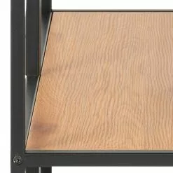 Red Living Regal Coogee VI - Wildeiche Dekor / Schwarz - Höhe: 78 cm -Büromöbel Verkäufe 1000174113 190524 15511800108 GALLERYIMAGES P000000001000174113