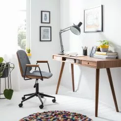 Studio Copenhagen Bürodrehstuhl Ganalu I - Webstoff / Stahl - Grau / Walnuss 13 Studio Copenhagen Bürodrehstuhl Ganalu I - Webstoff / Stahl - Grau / Walnuss -Büromöbel Verkäufe 1000176722 190614 12071800115 MOOD GALLERYIMAGES P000000001000176722 mood