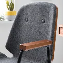 Studio Copenhagen Bürodrehstuhl Ganalu I - Webstoff / Stahl - Grau / Walnuss 18 Studio Copenhagen Bürodrehstuhl Ganalu I - Webstoff / Stahl - Grau / Walnuss -Büromöbel Verkäufe 1000176722 190614 12071800119 GALLERYIMAGES P000000001000176722