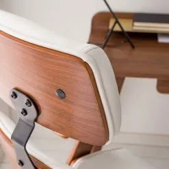 Fredriks Bürodrehstuhl Viiki - Kunstleder / Stahl - Weiß / Walnuss 20 Fredriks Bürodrehstuhl Viiki - Kunstleder / Stahl - Weiß / Walnuss -Büromöbel Verkäufe 1000176727 210212 13382900012 DETAILS P000000001000176727 1