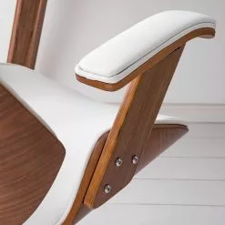 Fredriks Bürodrehstuhl Viiki - Kunstleder / Stahl - Weiß / Walnuss 23 Fredriks Bürodrehstuhl Viiki - Kunstleder / Stahl - Weiß / Walnuss -Büromöbel Verkäufe 1000176727 210212 13383000014 DETAILS P000000001000176727 1