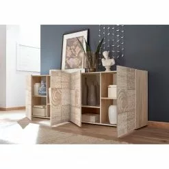 LC Spa Sideboard Miro - Eiche Sonoma Dekor - Breite: 241 cm -Büromöbel Verkäufe 1000177051 190619 14295900015 MOOD GALLERYIMAGES P000000001000177051 mood