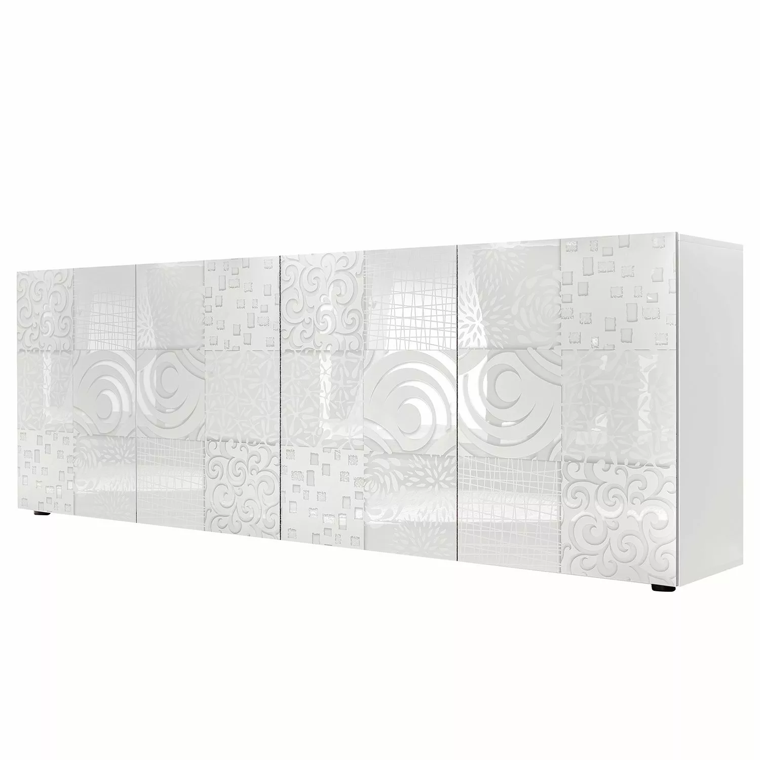 LC Spa Sideboard Miro - Hochglanz Weiß - Breite: 241 cm 3 LC Spa Sideboard Miro - Hochglanz Weiß - Breite: 241 cm
