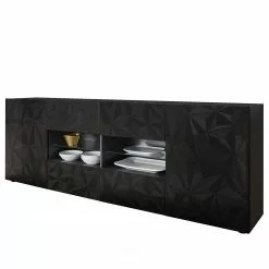 LC Spa Sideboard Prisma III - Hochglanz Anthrazit