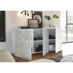LC Spa Sideboard Prisma I - Hochglanz Weiß - Breite: 181 cm 9 LC Spa Sideboard Prisma I - Hochglanz Weiß - Breite: 181 cm -Büromöbel Verkäufe 1000177723 201029 08373900323 MOOD DETAILS P000000001000177723 mood