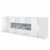LC Spa Sideboard Dama III - Hochglanz Weiß 2 LC Spa Sideboard Dama III - Hochglanz Weiß -Büromöbel Verkäufe 1000177736 190626 12404600048 IMAGE P000000001000177736