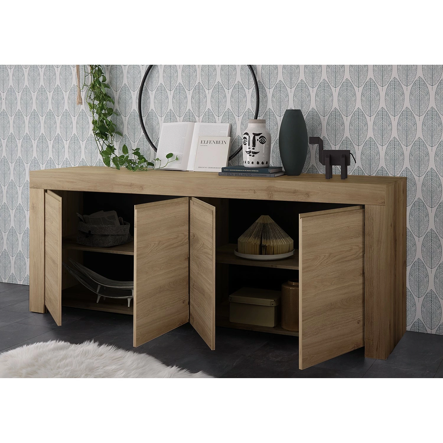 LC Spa Sideboard Firenze III - Eiche Dekor 5 LC Spa Sideboard Firenze III - Eiche Dekor – Bild 3