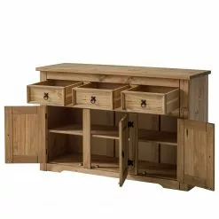 Maison Belfort Sideboard Finca Rustica - Kiefer massiv - Kiefer Natur -Büromöbel Verkäufe 1000178001 200212 13140800005 DETAILS P000000001000178001