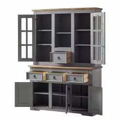 Maison Belfort Sideboard Finca Rustica - Kiefer massiv - Kiefer Grau -Büromöbel Verkäufe 1000178029 200417 12540300008 DETAILS P000000001000178029