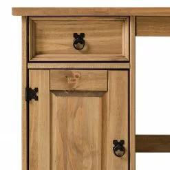 Maison Belfort Schreibtisch Finca Rustica I - Kiefer massiv - Kiefer Natur -Büromöbel Verkäufe 1000178037 200212 13141900068 DETAILS P000000001000178037