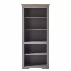 Maison Belfort Bücherregal Finca Rustica - Kiefer massiv - Kiefer Grau -Büromöbel Verkäufe 1000178042 200417 12541400022 DETAILS P000000001000178042