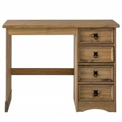 Maison Belfort Schreibtisch Finca Rustica II - Kiefer massiv - Kiefer Natur -Büromöbel Verkäufe 1000178045 200214 10122000008 DETAILS P000000001000178045