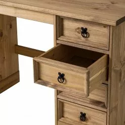 Maison Belfort Schreibtisch Finca Rustica II - Kiefer massiv - Kiefer Natur -Büromöbel Verkäufe 1000178045 200214 10122000012 DETAILS P000000001000178045
