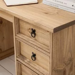 Maison Belfort Schreibtisch Finca Rustica II - Kiefer massiv - Kiefer Natur -Büromöbel Verkäufe 1000178045 200507 14225000005 DETAILS P000000001000178045