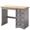Maison Belfort Schreibtisch Finca Rustica II - Kiefer massiv - Kiefer Grau -Büromöbel Verkäufe 1000178064 200422 06412400046 IMAGE P000000001000178064