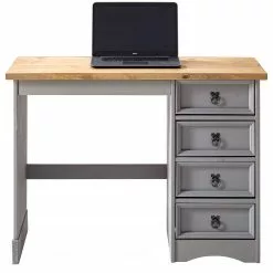 Maison Belfort Schreibtisch Finca Rustica II - Kiefer massiv - Kiefer Grau 22 Maison Belfort Schreibtisch Finca Rustica II - Kiefer massiv - Kiefer Grau -Büromöbel Verkäufe 1000178064 200422 06412700050 DETAILS P000000001000178064