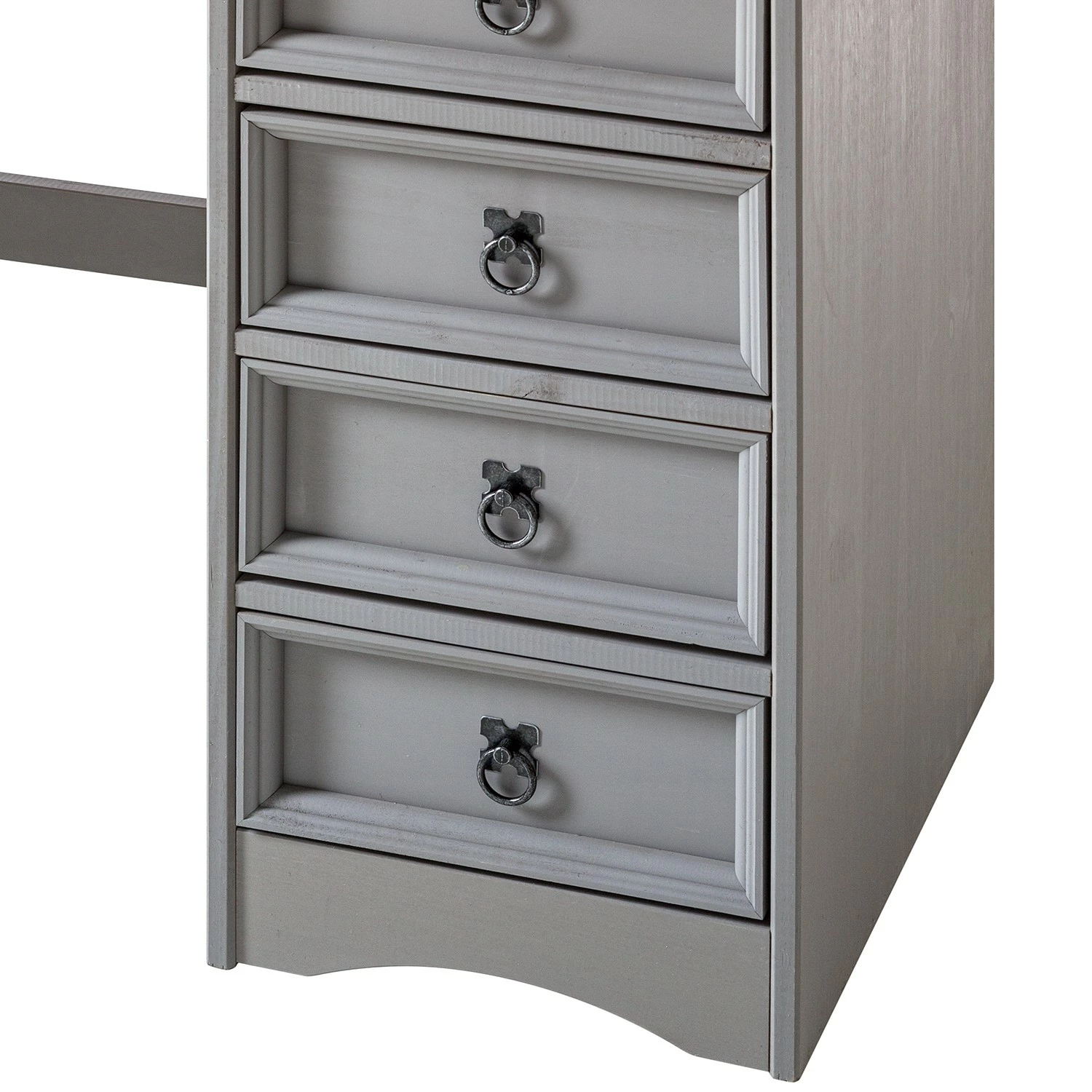 Maison Belfort Schreibtisch Finca Rustica II - Kiefer massiv - Kiefer Grau 16 Maison Belfort Schreibtisch Finca Rustica II - Kiefer massiv - Kiefer Grau – Bild 14